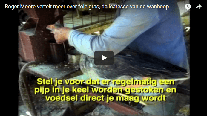 James Bond richt zich op wreedheid van foie gras