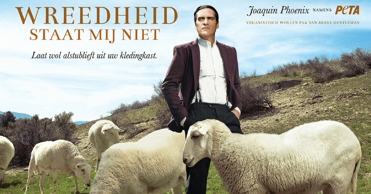 Waarom Joaquin Phoenix geen pak draagt – tenzij het vegan is