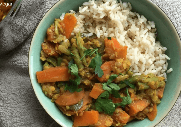De lekkerste vegan curry: recept van Lisa Goes Vegan