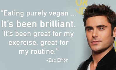 Zac Efron is de nieuwste ster die in 2018 vegan eten heeft omarmd
